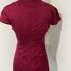 Elegant Burgundy Blouse
